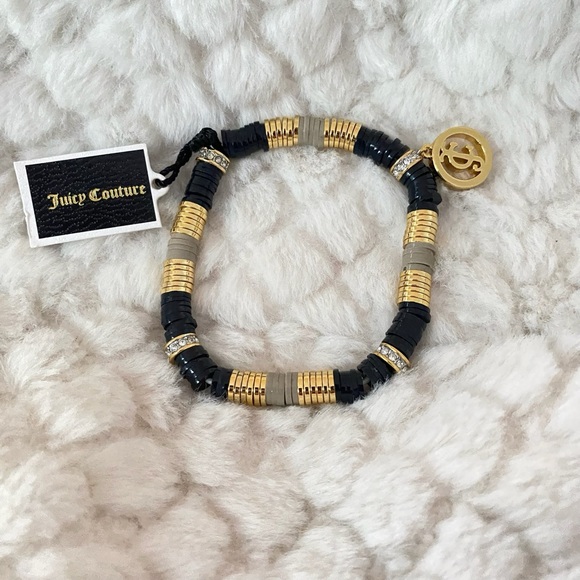 Juicy Couture Stretchy Disc Beaded Bracelet NWT - Picture 7 of 9